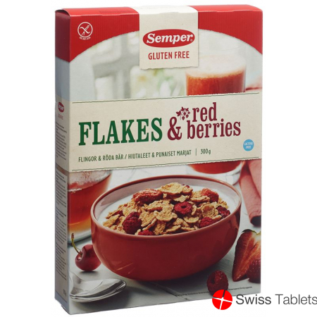 Semper Extra Flakes Rote Früchte Glutenfrei 300g buy online