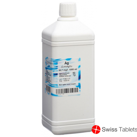 Oligopharm Silber Lösung 20.7mg/l 1000ml buy online