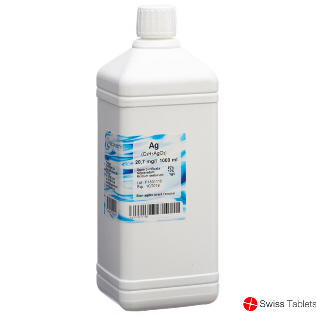 Oligopharm Silber Lösung 20.7mg/l 1000ml buy online