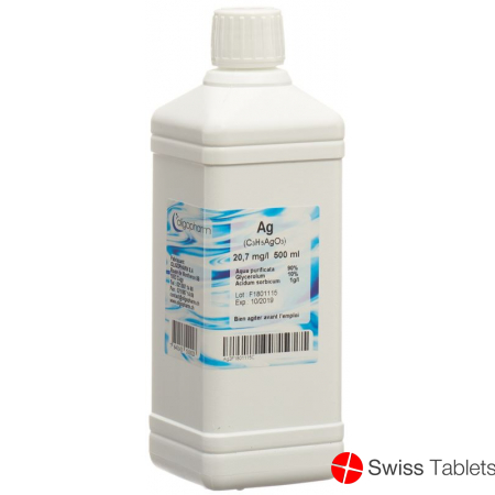 Oligopharm Silber Lösung 20.7mg/l 500ml buy online