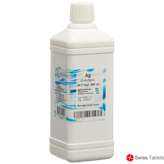 Oligopharm Silber Lösung 20.7mg/l 500ml buy online
