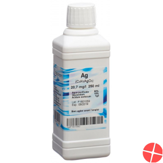Oligopharm Silber Lösung 20.7mg/l 250ml Oligopharm Silber Lösung 20.7mg/l 250ml