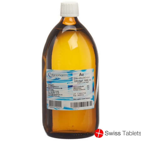 Oligopharm Gold Lösung 2.5mg/l 1000ml buy online