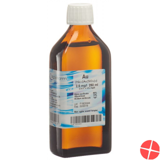 Oligopharm Gold Lösung 2.5mg/l 250ml Oligopharm Gold Lösung 2.5mg/l 250ml
