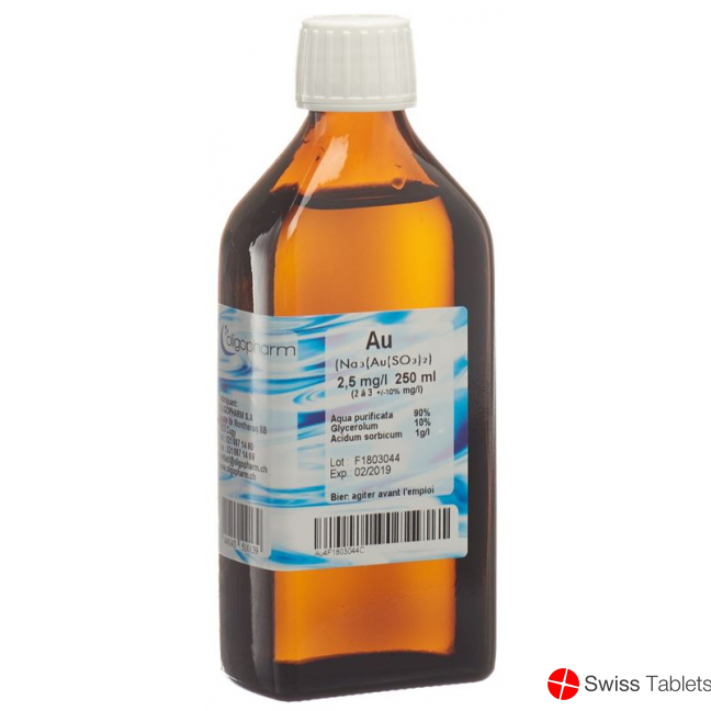 Oligopharm Gold Lösung 2.5mg/l 250ml buy online