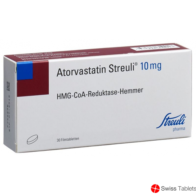 Atorvastatin Streuli Filmtabletten 10mg 30 Stück buy online