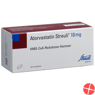 Atorvastatin Streuli Filmtabletten 10mg 100 Stück
