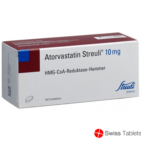 Atorvastatin Streuli Filmtabletten 10mg 100 Stück buy online