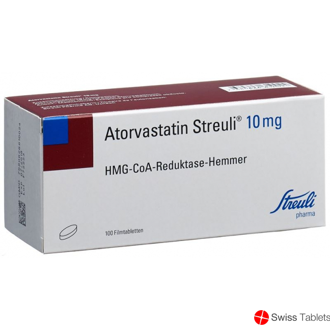 Atorvastatin Streuli Filmtabletten 10mg 100 Stück buy online