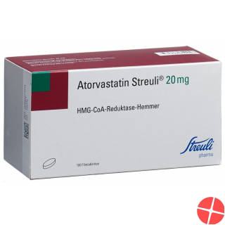 Atorvastatin Streuli Filmtabletten 20mg 100 Stück