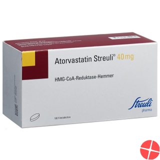 Atorvastatin Streuli Filmtabletten 40mg 100 Stück