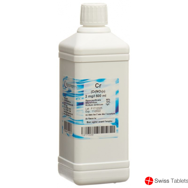 Oligopharm Chrom Lösung 2mg/l 500ml buy online