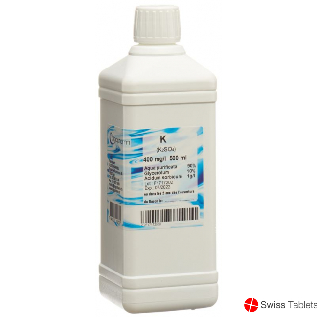 Oligopharm Kalium Lösung 400mg/l 500ml buy online