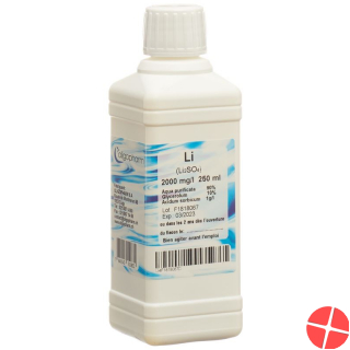 Oligopharm Lithium Lösung 2000mg/l 250ml Oligopharm Lithium Lösung 2000mg/l 250ml