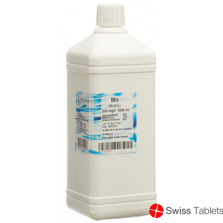 Oligopharm Mangan Lösung 300mg/l 1000ml buy online