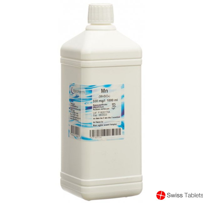 Oligopharm Mangan Lösung 300mg/l 1000ml buy online