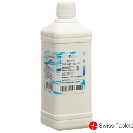 Oligopharm Mangan Lösung 300mg/l 500ml buy online