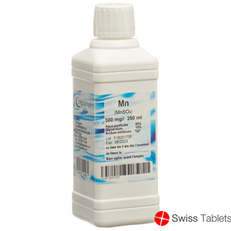 Oligopharm Mangan Lösung 300mg/l 250ml buy online