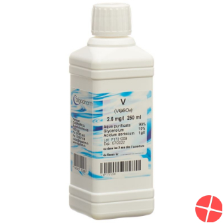 Oligopharm Vanadium Lösung 2.6mg/l 250ml