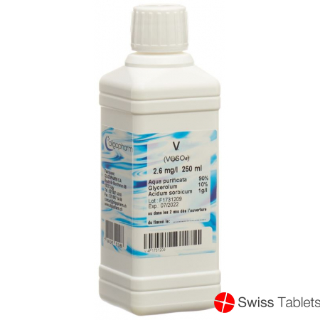 Oligopharm Vanadium Lösung 2.6mg/l 250ml buy online