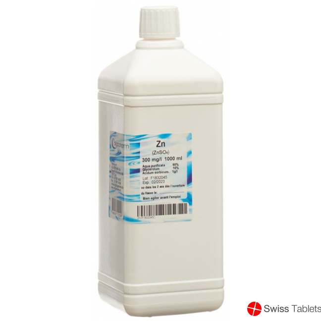 Oligopharm Zink Lösung 300mg/l 1000ml buy online