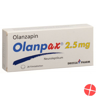 Olanpax Filmtabletten 2.5mg 28 Stück Olanpax Filmtabletten 2.5mg 28 Stück