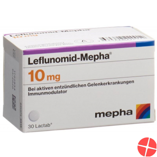 Leflunomid Mepha Lactabs 10mg 30 Stück