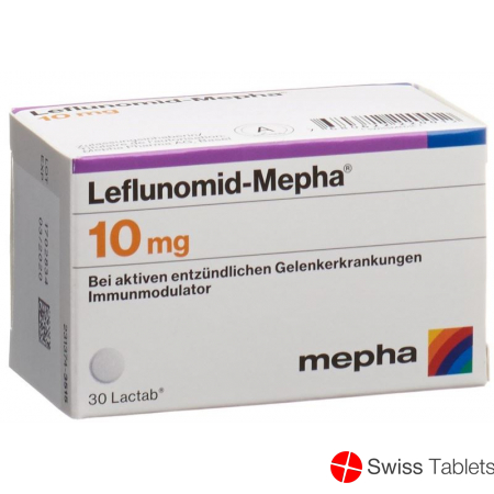 Leflunomid Mepha Lactabs 10mg 30 Stück buy online