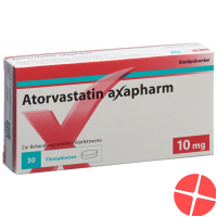 Atorvastatin Axapharm Filmtabletten 10mg 30 Stück