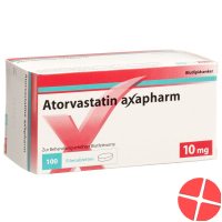 Atorvastatin Axapharm Filmtabletten 10mg 100 Stück