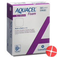 Aquacel Foam 5x5cm Non-Adhesive 10 Stück