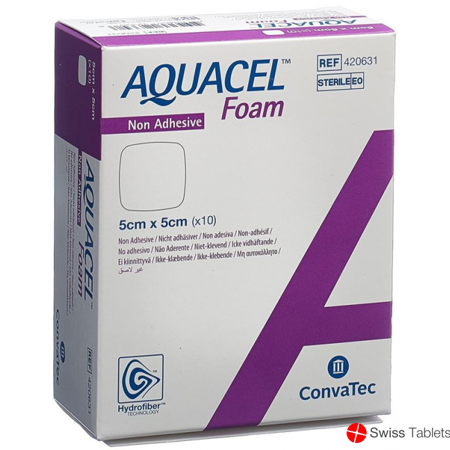 Aquacel Foam 5x5cm Non-Adhesive 10 Stück buy online