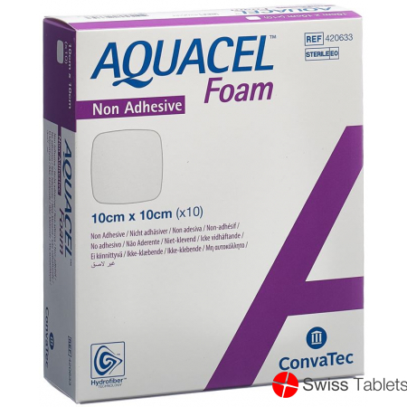 Aquacel Foam 10x10cm Non-Adhesive 10 Stück buy online