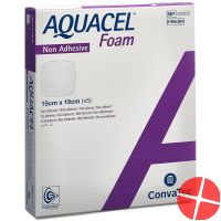Aquacel Foam 15x15cm Non-Adhesive 5 Stück
