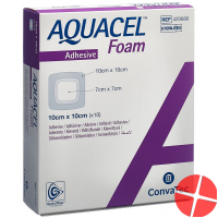 Aquacel Foam 10x10cm Adhesive 10 Stück