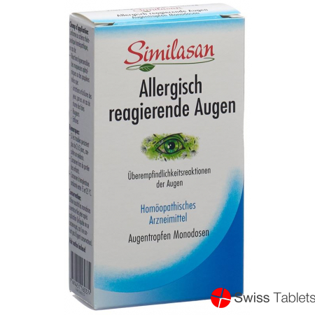 Similasan Allergisch Reagier Augen 20x 0.4ml buy online