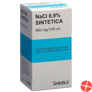 NaCl 0.9% Sintetica 900mg/100ml 100ml Vial