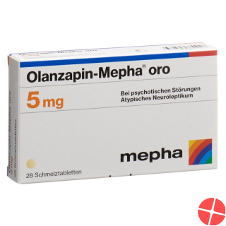 Olanzapin Mepha Oro Schmelztabletten 5mg 28 Stück