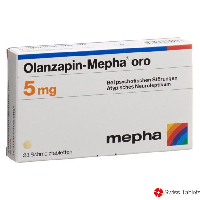 Olanzapin Mepha Oro Schmelztabletten 5mg 28 Stück buy online
