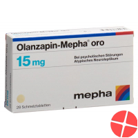Olanzapin Mepha Oro Schmelztabletten 15mg 28 Stück