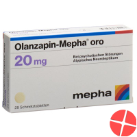 Olanzapin Mepha Oro Schmelztabletten 20mg 28 Stück