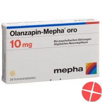 Olanzapin Mepha Oro Schmelztabletten 10mg 28 Stück