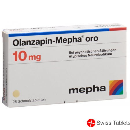 Olanzapin Mepha Oro Schmelztabletten 10mg 28 Stück buy online
