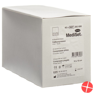 MediSet Faltkompressen Typ 24 8-fach 10x10cm 3 Stück