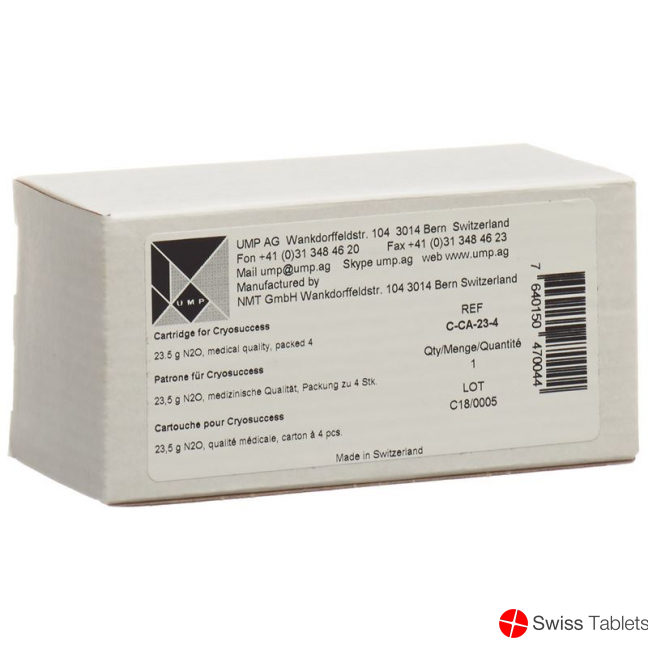 Cryosuccess N2o-patrone 4 Stück buy online