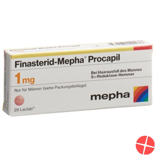 Finasterid Mepha Procapil Filmtabletten 1mg 28 Stück