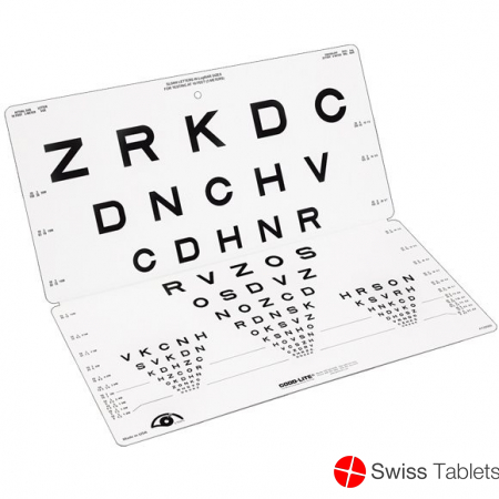 Ryser Sehprobentafel Logarithmisch 3m 2104 buy online