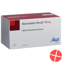 Atorvastatin Streuli Filmtabletten 80mg 100 Stück