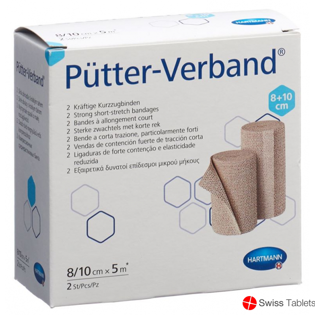 Puetter Verband 8/10cmx5m 2 Stück buy online