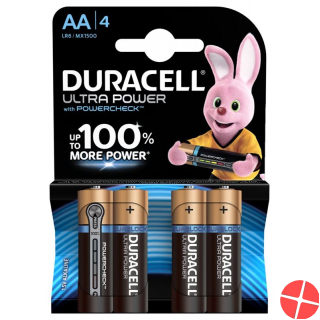 Duracell Batt Ultra Power Mn1500 Aa 1.5v 4 Stück